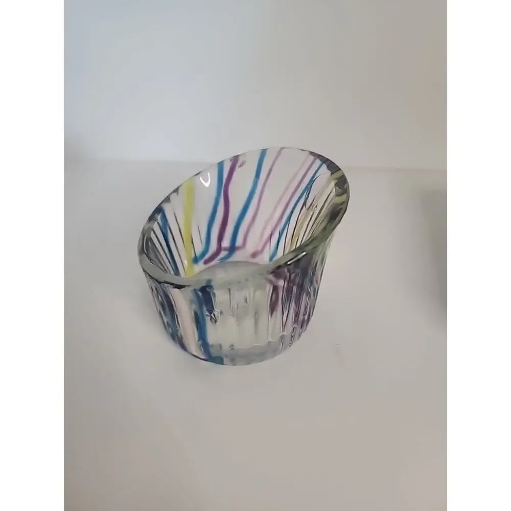 Small Tea Light Blown Glass